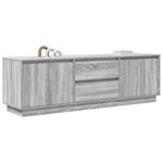 Casa si Gradina - Mobilier - Comode si corpuri - Comode - Dulap TV cu lumini LED Gri Sonoma 160,5x41x50 cm - Infinity.ro