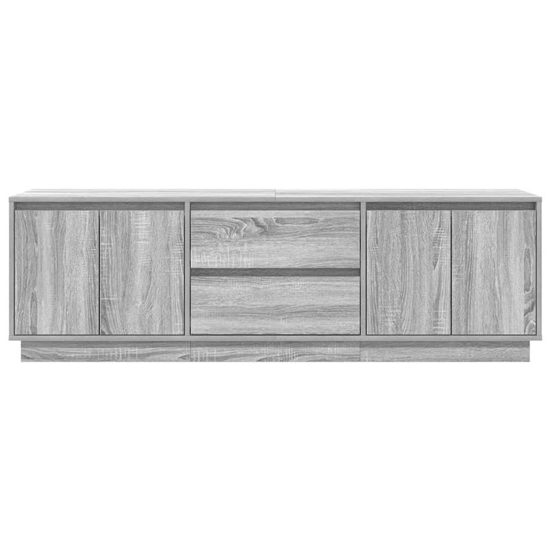 Casa si Gradina - Mobilier - Comode si corpuri - Comode - Dulap TV cu lumini LED Gri Sonoma 160,5x41x50 cm - Infinity.ro