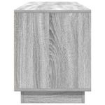 Casa si Gradina - Mobilier - Comode si corpuri - Comode - Dulap TV cu lumini LED Gri Sonoma 160,5x41x50 cm - Infinity.ro
