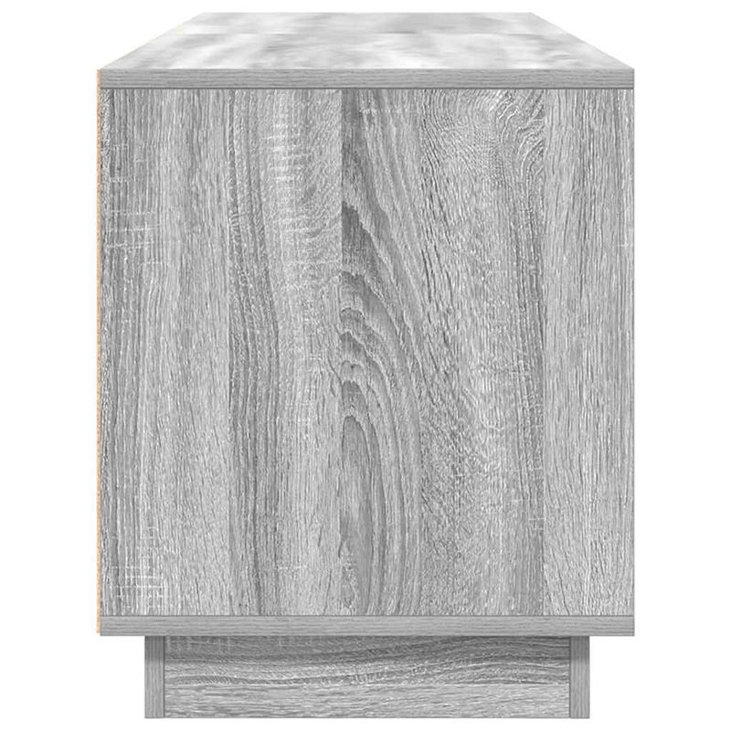 Casa si Gradina - Mobilier - Comode si corpuri - Comode - Dulap TV cu lumini LED Gri Sonoma 160,5x41x50 cm - Infinity.ro