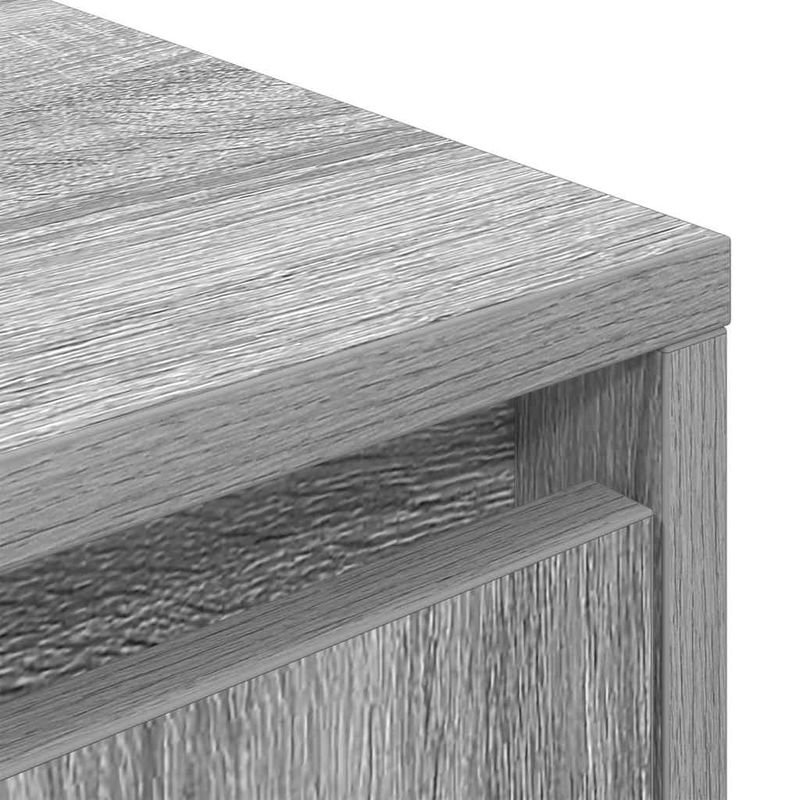 Casa si Gradina - Mobilier - Comode si corpuri - Comode - Dulap TV cu lumini LED Gri Sonoma 160,5x41x50 cm - Infinity.ro