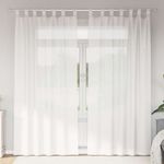 Casa si Gradina - Textile si covoare - Perdele si draperii - Perdele - Perdele Voile cu buzunare pentru bare 2 buc Alb, mărime 140x225 cm - Infinity.ro