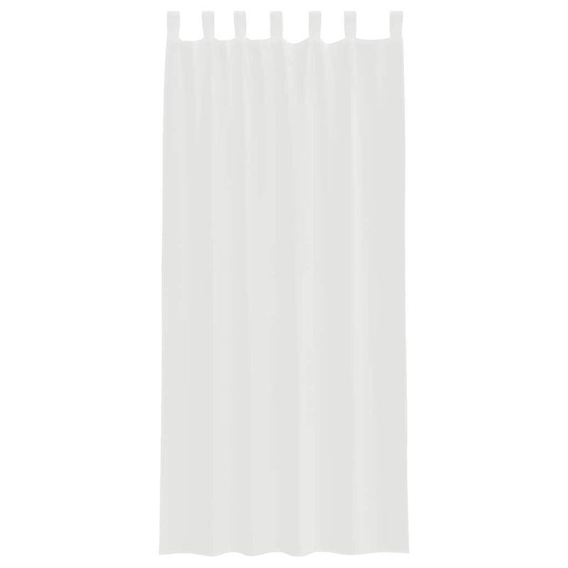Casa si Gradina - Textile si covoare - Perdele si draperii - Perdele - Perdele Voile cu buzunare pentru bare 2 buc Alb, mărime 140x225 cm - Infinity.ro