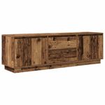 Casa si Gradina - Mobilier - Comode si corpuri - Comode - Dulap TV cu lumini LED Lemn vechi 160,5x41x50 cm - Infinity.ro