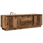 Casa si Gradina - Mobilier - Comode si corpuri - Comode - Dulap TV cu lumini LED Lemn vechi 160,5x41x50 cm - Infinity.ro