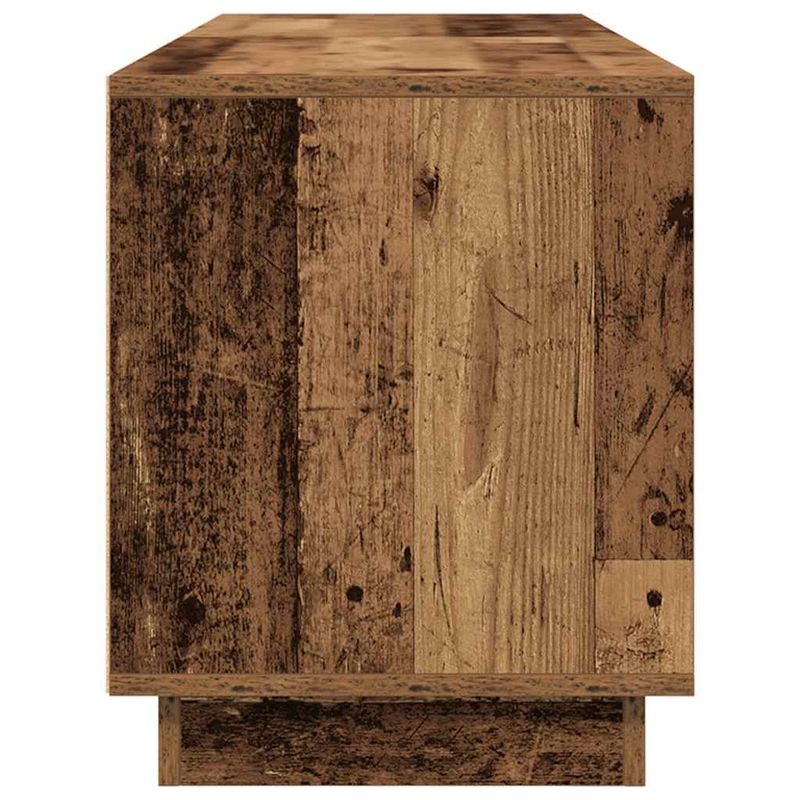 Casa si Gradina - Mobilier - Comode si corpuri - Comode - Dulap TV cu lumini LED Lemn vechi 160,5x41x50 cm - Infinity.ro