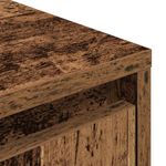 Casa si Gradina - Mobilier - Comode si corpuri - Comode - Dulap TV cu lumini LED Lemn vechi 160,5x41x50 cm - Infinity.ro