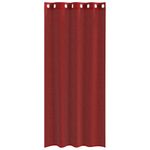 Casa si Gradina - Textile si covoare - Perdele si draperii - Perdele - Perdele Voile cu Oelii 2 buc rosu vin, mărime 140x245 cm - Infinity.ro