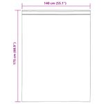 Casa si Gradina - Textile si covoare - Perdele si draperii - Perdele - Perdele din voile cu tabla 2 buc Negru, mărime 140x175 cm - Infinity.ro