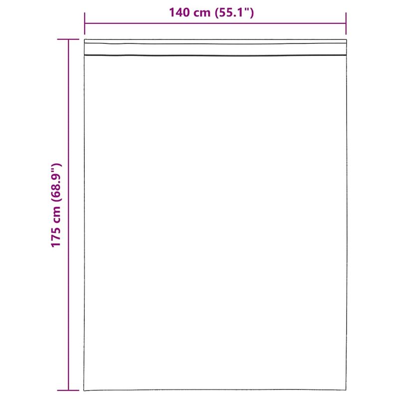 Casa si Gradina - Textile si covoare - Perdele si draperii - Perdele - Perdele din voile cu tabla 2 buc Negru, mărime 140x175 cm - Infinity.ro
