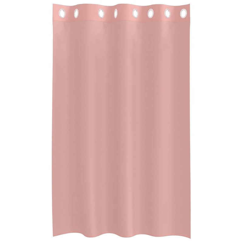 Casa si Gradina - Textile si covoare - Perdele si draperii - Perdele - Perdele Voile cu Oelii 2 buc Roz 140x175 cm - Infinity.ro
