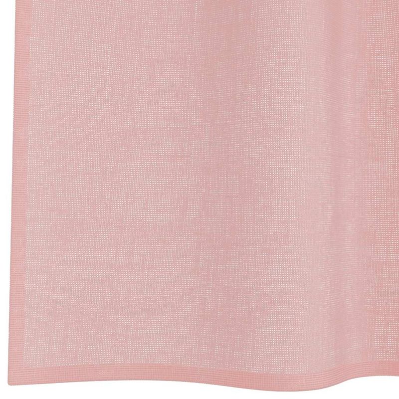 Casa si Gradina - Textile si covoare - Perdele si draperii - Perdele - Perdele Voile cu Oelii 2 buc Roz 140x175 cm - Infinity.ro