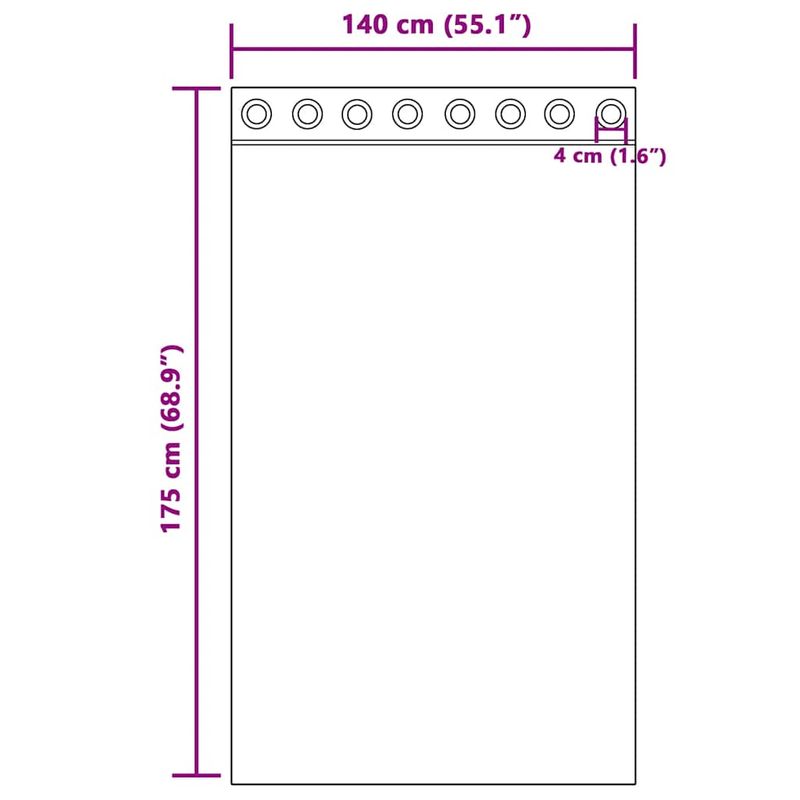 Casa si Gradina - Textile si covoare - Perdele si draperii - Perdele - Perdele Voile cu Oelii 2 buc Roz 140x175 cm - Infinity.ro