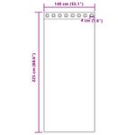 Casa si Gradina - Textile si covoare - Perdele si draperii - Perdele - Perdele Voile cu Oeje 2 buc Turcoaz, mărime 140x225 cm - Infinity.ro