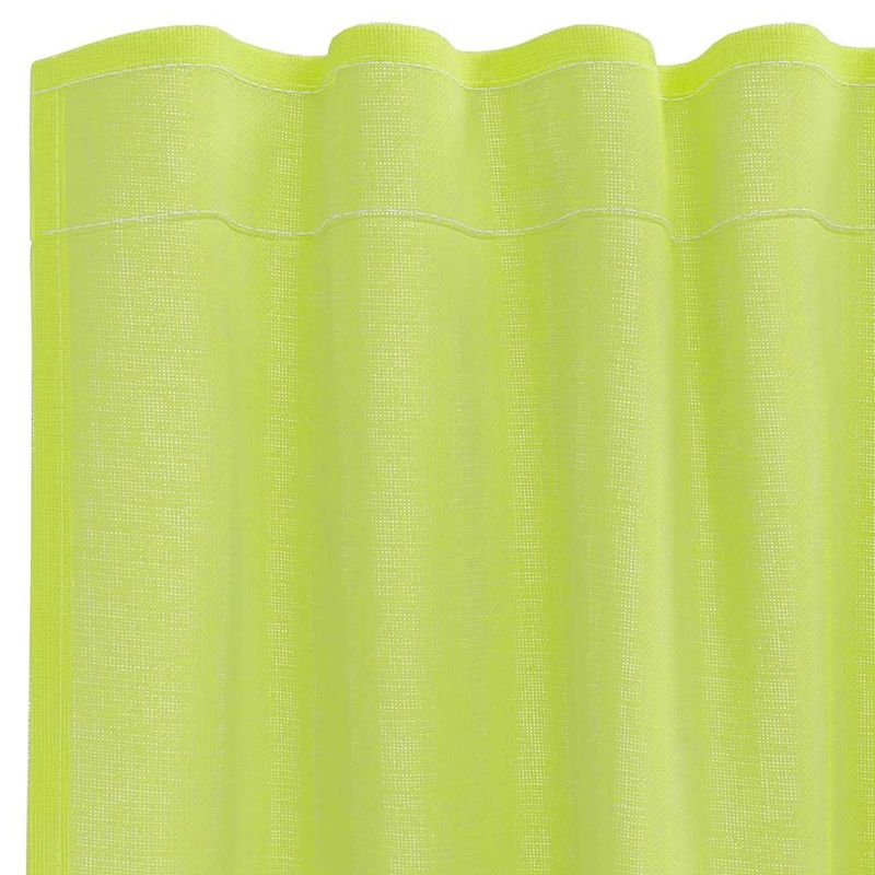 Casa si Gradina - Textile si covoare - Perdele si draperii - Perdele - Perdele din voile cu tabla 2 buc verde mar, mărime 140x260 cm - Infinity.ro