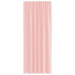 Casa si Gradina - Textile si covoare - Perdele si draperii - Perdele - Perdele Voile cu Bucle 2 buc Roz 140x225 cm - Infinity.ro