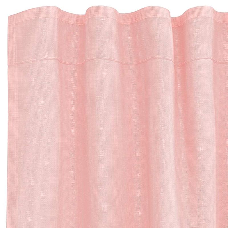Casa si Gradina - Textile si covoare - Perdele si draperii - Perdele - Perdele Voile cu Bucle 2 buc Roz 140x225 cm - Infinity.ro