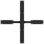 Casa si Gradina - Mobilier - Feronerie si accesorii mobila - Picior de masa in forma de paianjen negru 85x85x(72-73) cm Otel - Infinity.ro