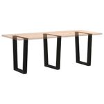 Casa si Gradina - Mobilier - Feronerie si accesorii mobila - Picioare pentru masa in forma de V 3 buc Negru Otel - Infinity.ro