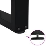 Casa si Gradina - Mobilier - Feronerie si accesorii mobila - Picioare pentru masa in forma de V 3 buc Negru Otel - Infinity.ro