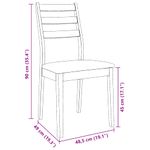 Casa si Gradina - Mobilier - Scaune si fotolii - Scaune - Scaune de sufragerie cu perne 2 buc cauciuc din lemn masiv alb - Infinity.ro