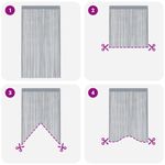 Casa si Gradina - Textile si covoare - Perdele si draperii - Perdele - Perdele sir 2 buc Antracit 140x250 cm - Infinity.ro