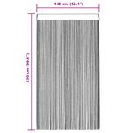 Casa si Gradina - Textile si covoare - Perdele si draperii - Perdele - Perdele sir 2 buc Antracit 140x250 cm - Infinity.ro