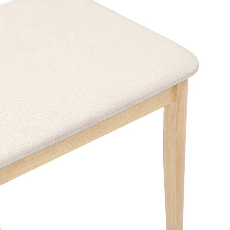 Casa si Gradina - Mobilier - Scaune si fotolii - Scaune - Scaune sufragerie cu perne 2 buc cauciuc din lemn masiv natural - Infinity.ro