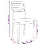 Casa si Gradina - Mobilier - Scaune si fotolii - Scaune - Scaune sufragerie cu perne 2 buc cauciuc din lemn masiv natural - Infinity.ro