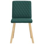 Casa si Gradina - Mobilier - Scaune si fotolii - Scaune - Scaune de sufragerie 4 buc Tesatura verde inchis - Infinity.ro