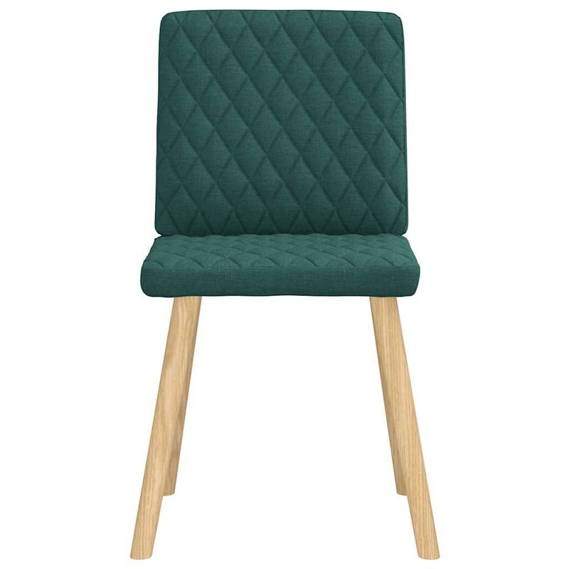 Casa si Gradina - Mobilier - Scaune si fotolii - Scaune - Scaune de sufragerie 4 buc Tesatura verde inchis - Infinity.ro