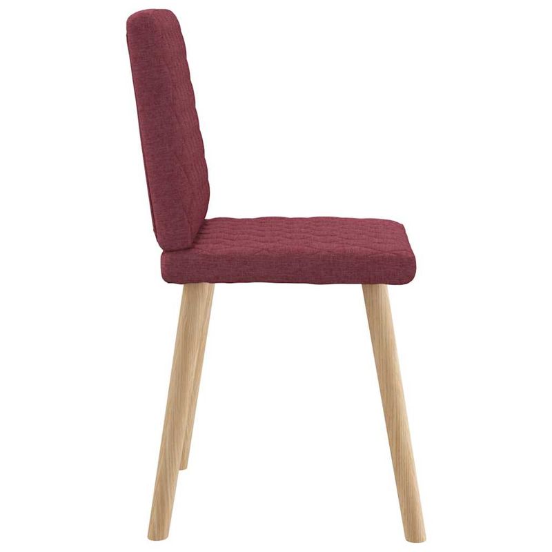 Casa si Gradina - Mobilier - Scaune si fotolii - Scaune - Scaune de bucatarie, 4 buc., rosu vin, material  textil - Infinity.ro