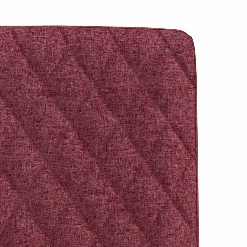 Casa si Gradina - Mobilier - Scaune si fotolii - Scaune - Scaune de bucatarie, 4 buc., rosu vin, material  textil - Infinity.ro