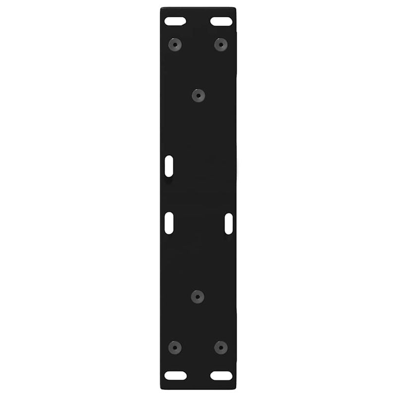 Casa si Gradina - Mobilier - Feronerie si accesorii mobila - Picioare masuta de cafea 2 buc Negru 30x(30-31,3) cm Otel - Infinity.ro