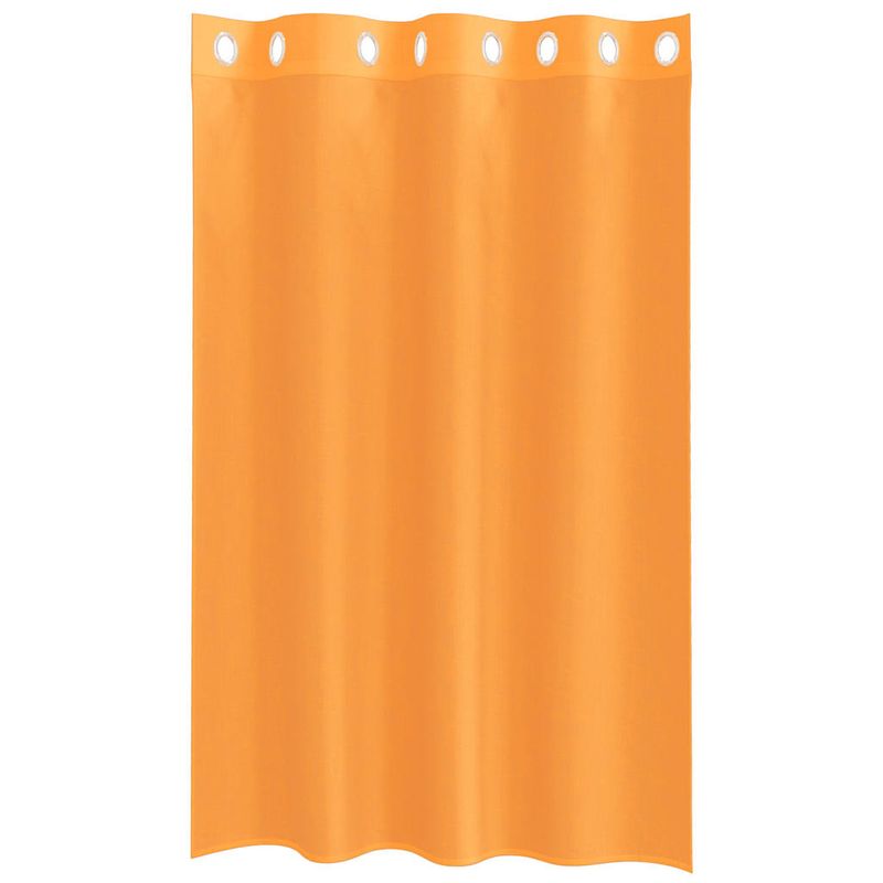 Casa si Gradina - Textile si covoare - Perdele si draperii - Perdele - Perdele Voile cu Oelii 2 buc Portocaliu 140x175 cm - Infinity.ro