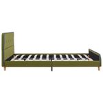 Casa si Gradina - Mobilier - Paturi si accesorii - Paturi - Cadru pat fara saltea tesatura verde 135x190 cm - Infinity.ro