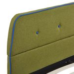 Casa si Gradina - Mobilier - Paturi si accesorii - Paturi - Cadru pat fara saltea tesatura verde 135x190 cm - Infinity.ro