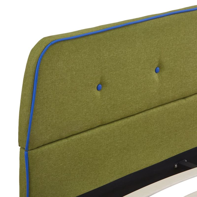 Casa si Gradina - Mobilier - Paturi si accesorii - Paturi - Cadru pat fara saltea tesatura verde 135x190 cm - Infinity.ro