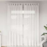 Casa si Gradina - Textile si covoare - Perdele si draperii - Perdele - Perdele Voile cu buzunare pentru bare 2 buc Alb, mărime 140x260 cm - Infinity.ro