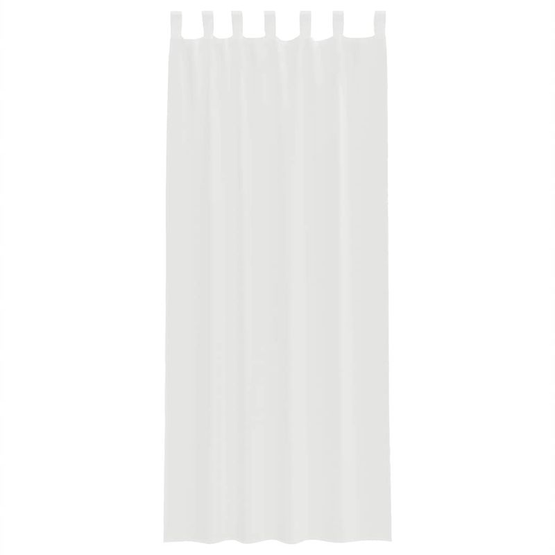 Casa si Gradina - Textile si covoare - Perdele si draperii - Perdele - Perdele Voile cu buzunare pentru bare 2 buc Alb, mărime 140x260 cm - Infinity.ro