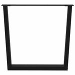 Casa si Gradina - Mobilier - Feronerie si accesorii mobila - Picioare pentru masa in forma de V 2 buc Negru Otel - Infinity.ro