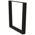 Casa si Gradina - Mobilier - Feronerie si accesorii mobila - Picioare pentru masa in forma de V 2 buc Negru Otel - Infinity.ro