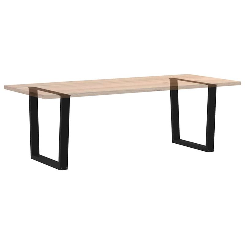 Casa si Gradina - Mobilier - Feronerie si accesorii mobila - Picioare pentru masa in forma de V 2 buc Negru Otel - Infinity.ro