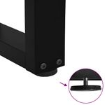 Casa si Gradina - Mobilier - Feronerie si accesorii mobila - Picioare pentru masa in forma de V 2 buc Negru Otel - Infinity.ro