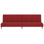 Casa si Gradina - Mobilier - Canapele si coltare - Canapele - Canapea extensibila cu 2 locuri, rosu vin, catifea - Infinity.ro