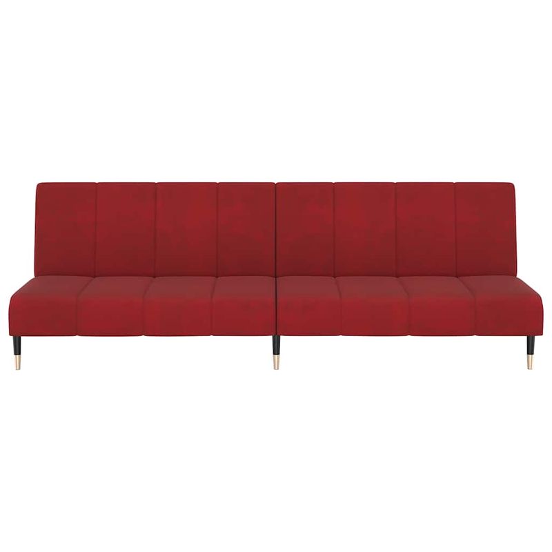 Casa si Gradina - Mobilier - Canapele si coltare - Canapele - Canapea extensibila cu 2 locuri, rosu vin, catifea - Infinity.ro