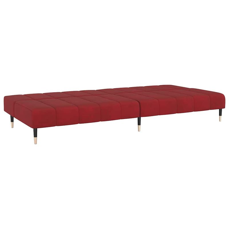 Casa si Gradina - Mobilier - Canapele si coltare - Canapele - Canapea extensibila cu 2 locuri, rosu vin, catifea - Infinity.ro