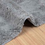 Casa si Gradina - Textile si covoare - Covoare - Covoare casa - Covor shaggy cu pom inalt, NAVARRA, gri argintiu, 160x230 cm - Infinity.ro
