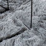 Casa si Gradina - Textile si covoare - Covoare - Covoare casa - Covor shaggy cu pom inalt, NAVARRA, gri argintiu, 160x230 cm - Infinity.ro