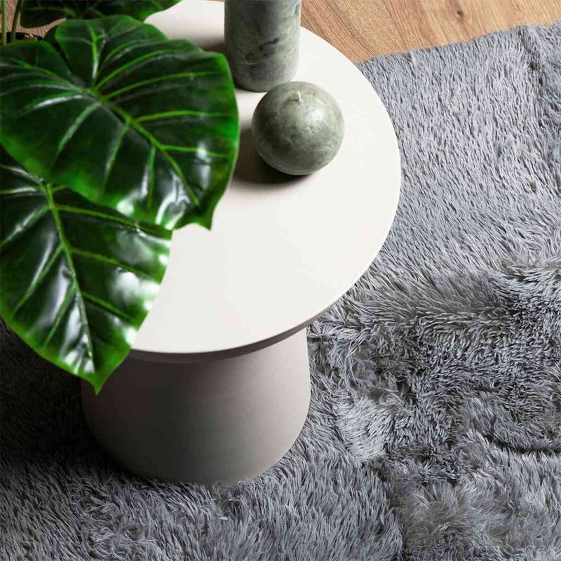 Casa si Gradina - Textile si covoare - Covoare - Covoare casa - Covor shaggy cu pom inalt, NAVARRA, gri argintiu, 160x230 cm - Infinity.ro